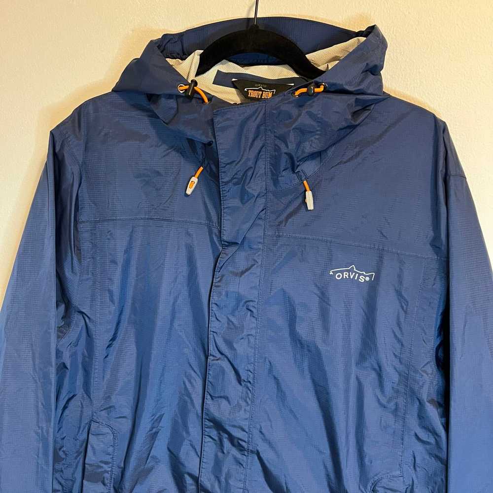 Orvis Orvis Trout Bum Blue Fishing Windbreaker Ja… - image 3