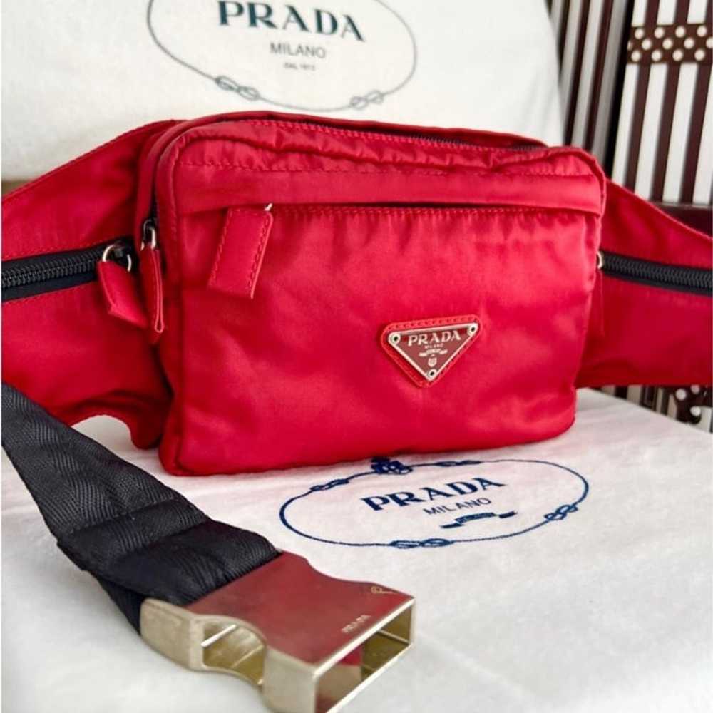 PRADA❤️BRIGHT RED! WAIST-BAG, BELT BAG. AUTHENTIC! - image 5