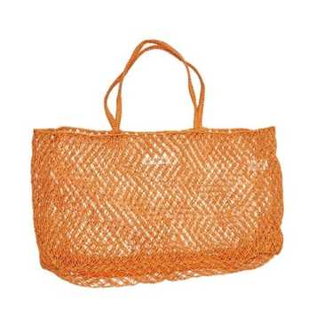 L*Space Jodie Beach Raffia Bag Tangerine - image 1