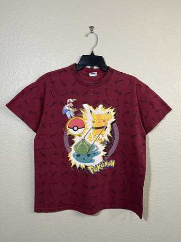 Nintendo Pokemon deals Giant Tag Diamond Pearl 2007 Red Short Sleeve T Shirt