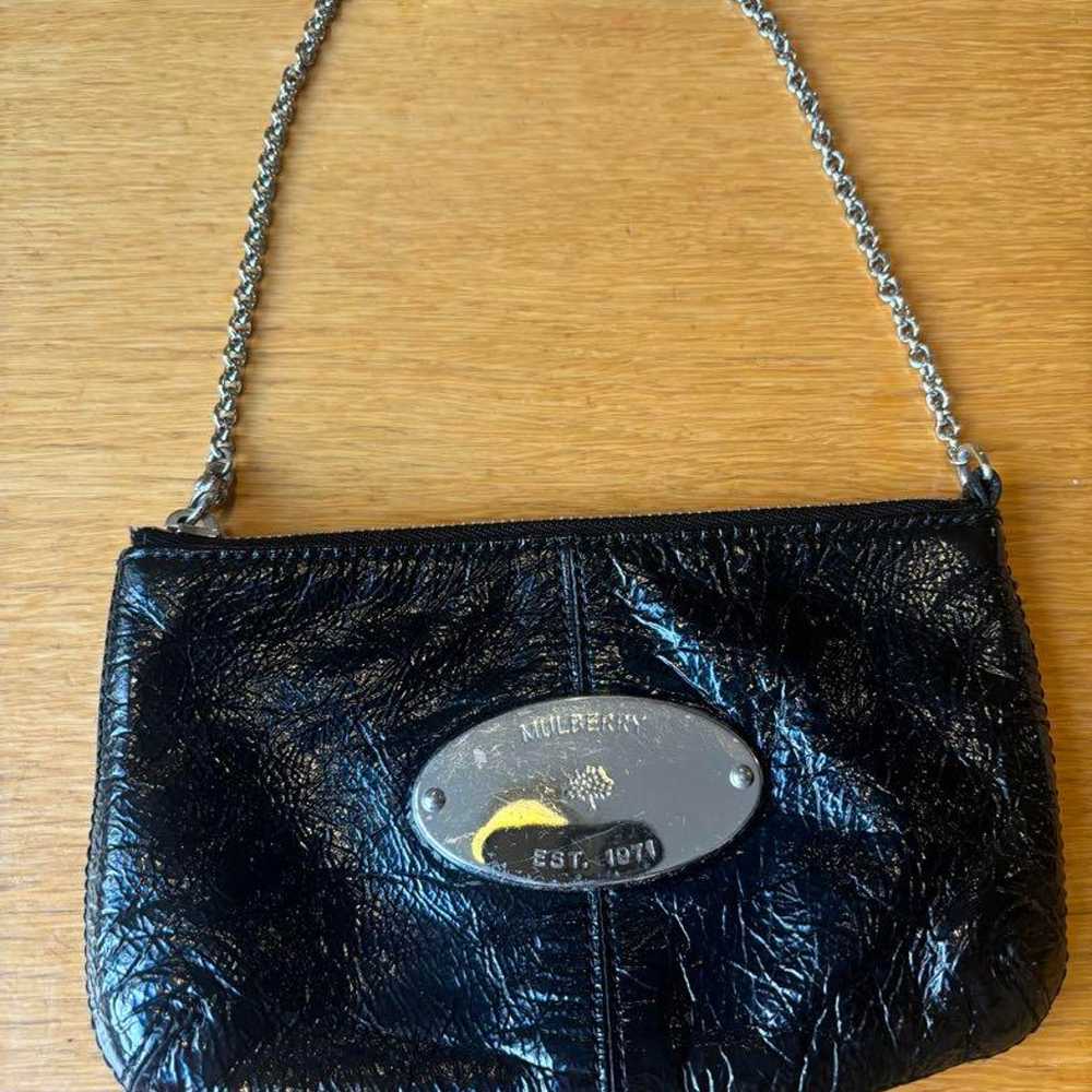 MULBERRY Black Leather Party Bag - image 1