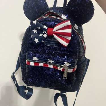 Loungefly Disney Red, White, and Blue Bag