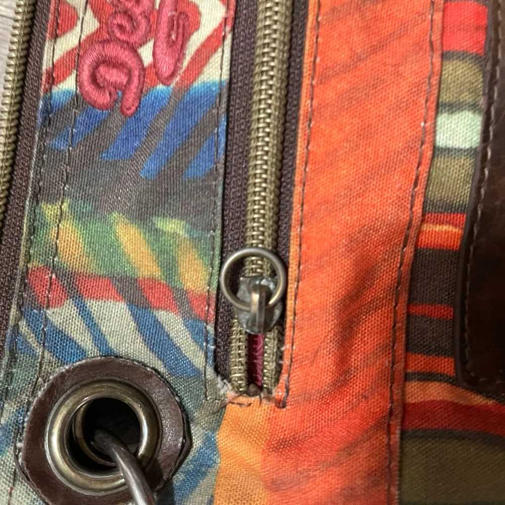 Desigual Y2K vintage 00s 90s crossbody bag abstra… - image 10