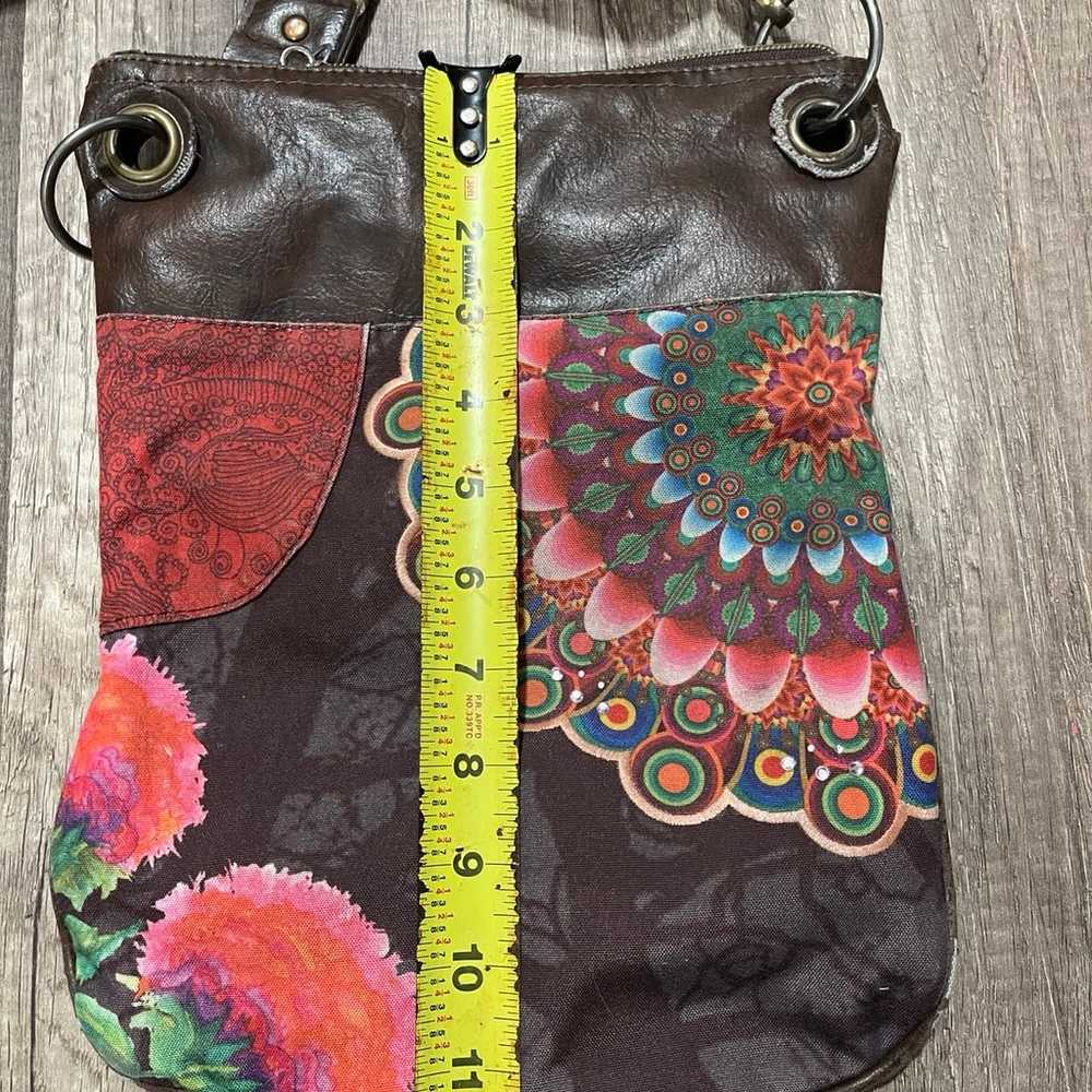 Desigual Y2K vintage 00s 90s crossbody bag abstra… - image 6