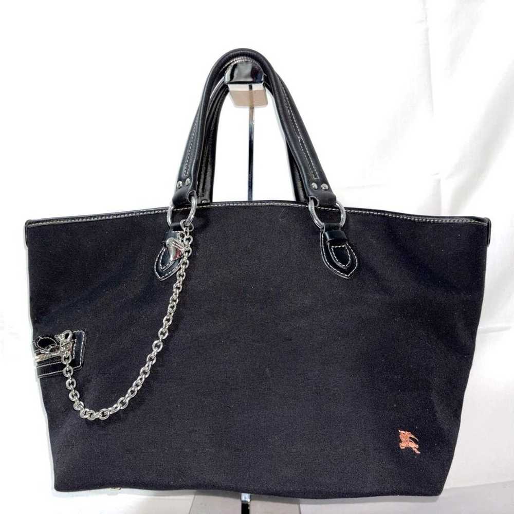 BURBERRY Blue Label Tote Bag Chain Canvas - image 1