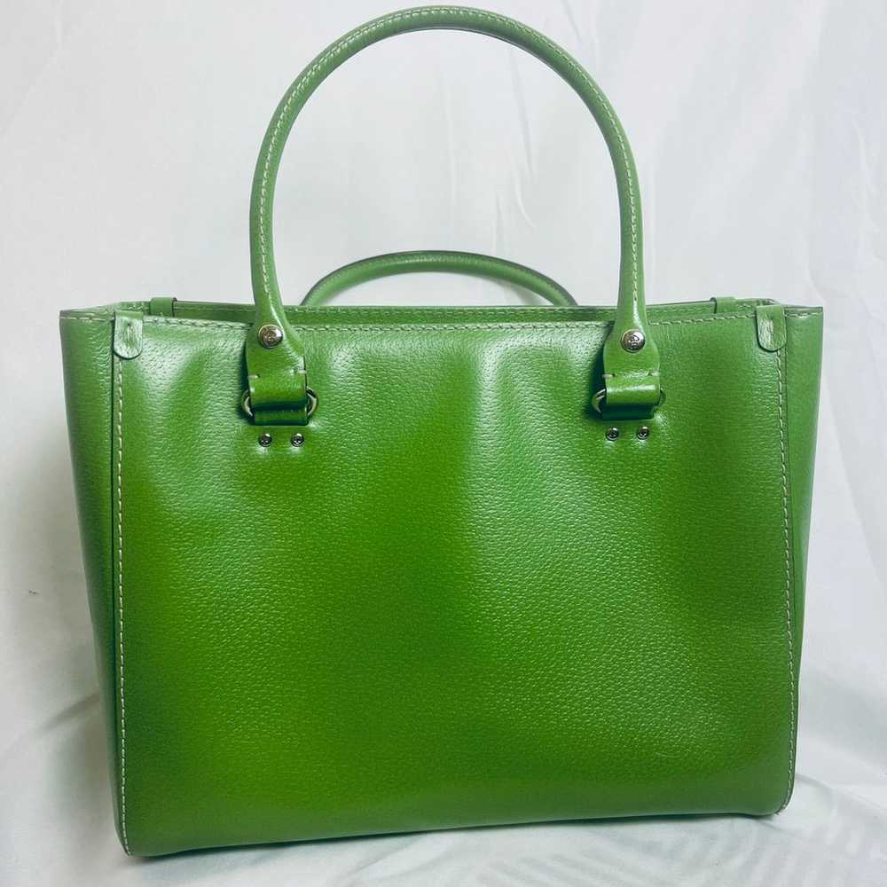 Kate Spade Wellesley Quinn Emerald Green Leather … - image 3