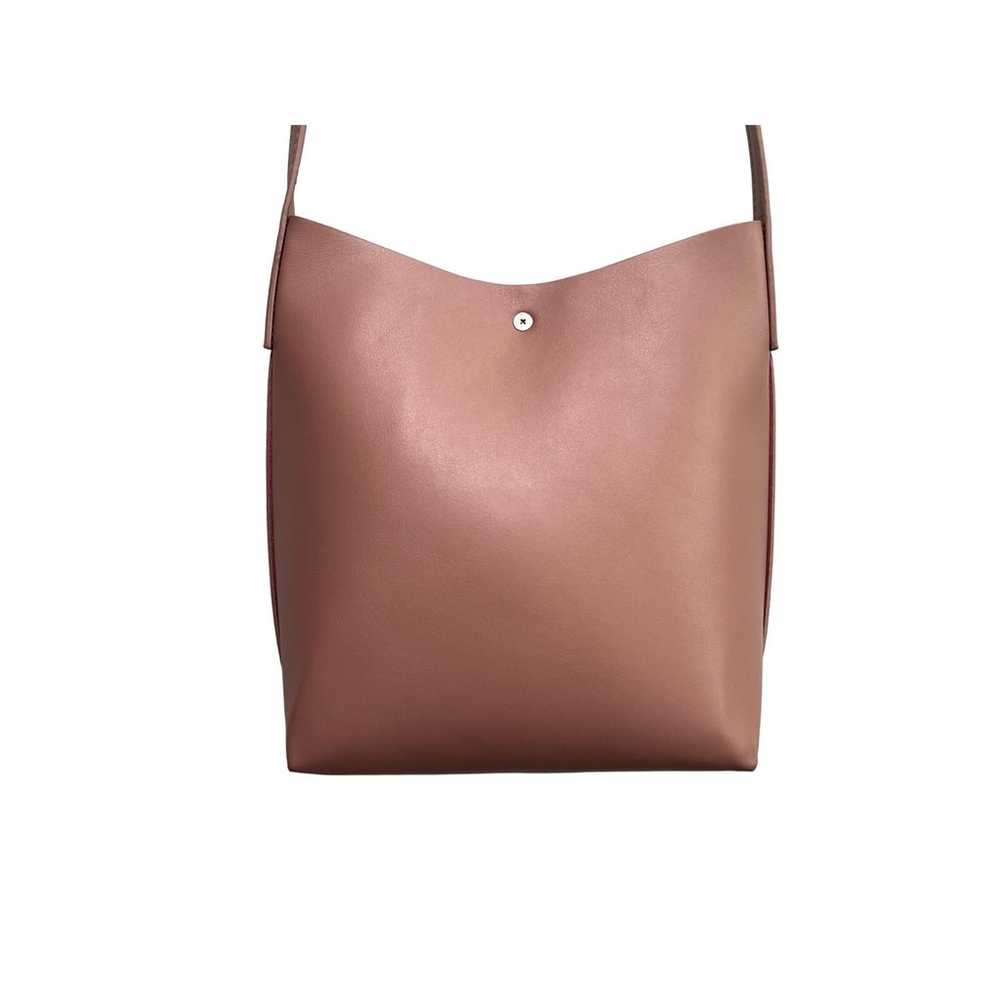 SAMARA Handbags Taupe/Dusty Pink Leather Crossbod… - image 4