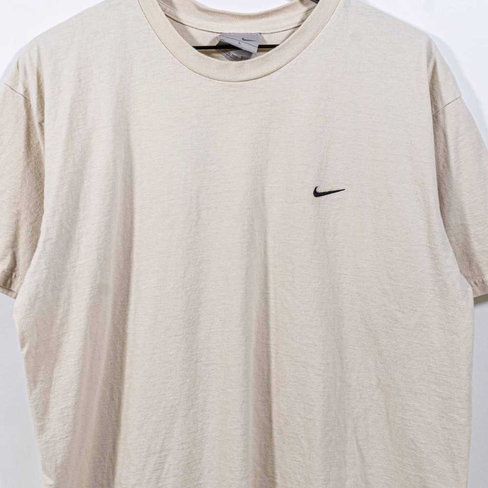 Nike × Streetwear × Vintage NIKE Swoosh Tonal T-S… - image 3