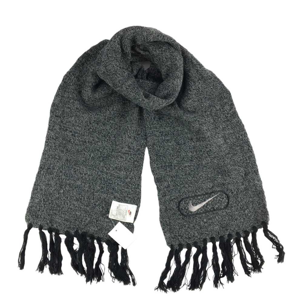 Nike × Vintage Vintage Nike Scarf Muffler Wool Ca… - image 1