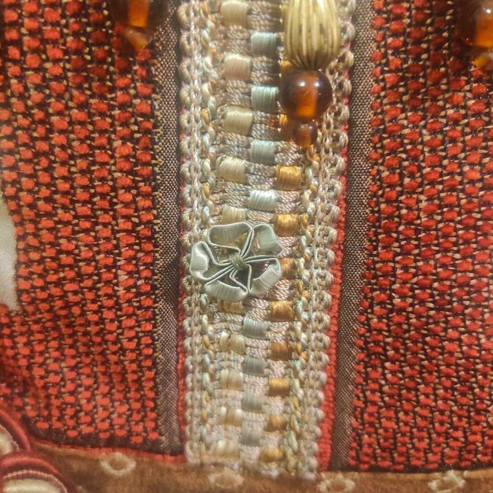 Handmade EXQUISITE Purse Bag Boho Beaded, L Lee G… - image 6