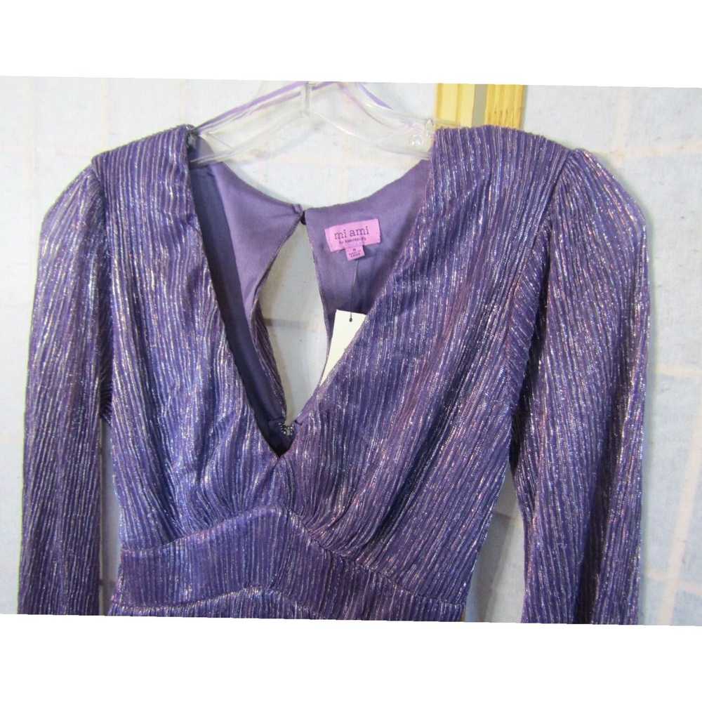 Vintage Francesca's Luxurious Metallic Poly Fabri… - image 3