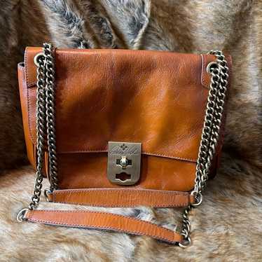 Patricia Nash Capaci Leather Crossbody newest Canteen Bag.