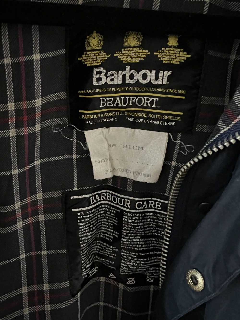 Barbour × Vintage Vintage Barbour Beaufort Waxed … - image 2