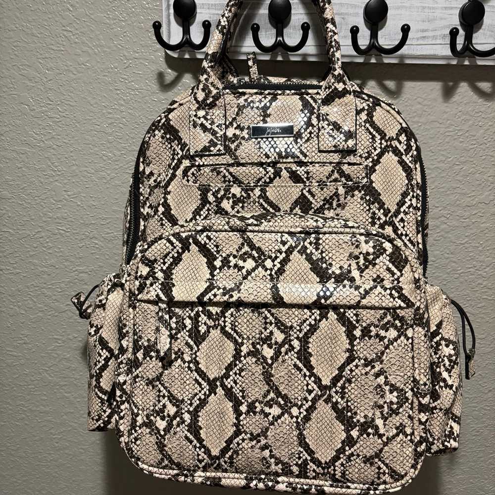 LIKE NEW! JuJuBe Snake Print Diaper Bag Backpack - image 1