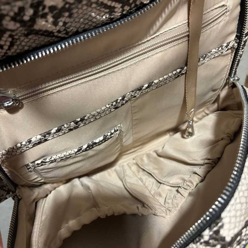 LIKE NEW! JuJuBe Snake Print Diaper Bag Backpack - image 6