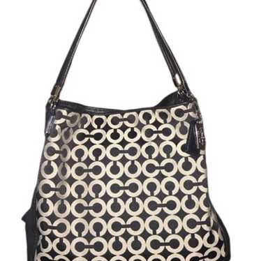 Coach Madison Phoebe Op Art Sateen Shoulder Bag