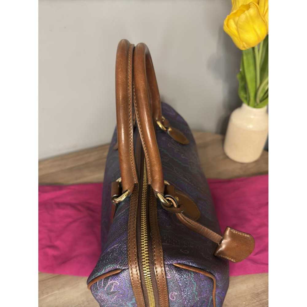 Etro Leather bowling bag - image 4