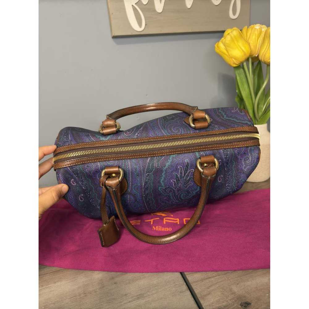 Etro Leather bowling bag - image 7