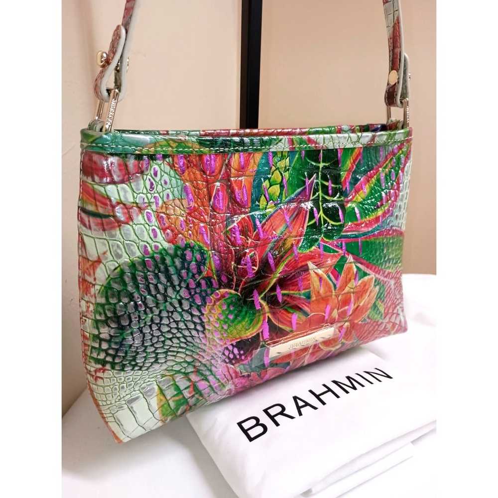 NWOT Brahmin Lorelei Utopia Small Croc Wristlet/H… - image 1