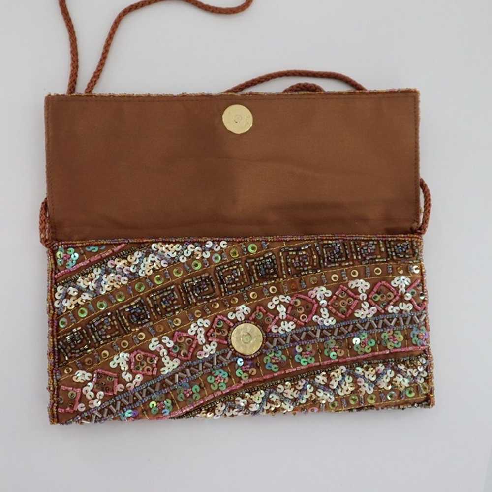 Valerie Stevens Beaded Purse Shoulder Bag Envelop… - image 3