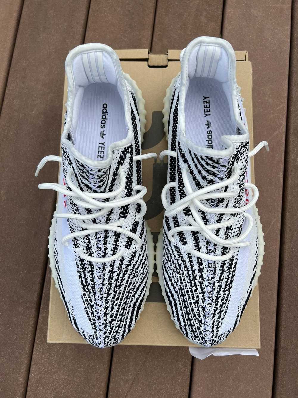 Adidas Yeezy 350 v2 zebra worn once - image 4