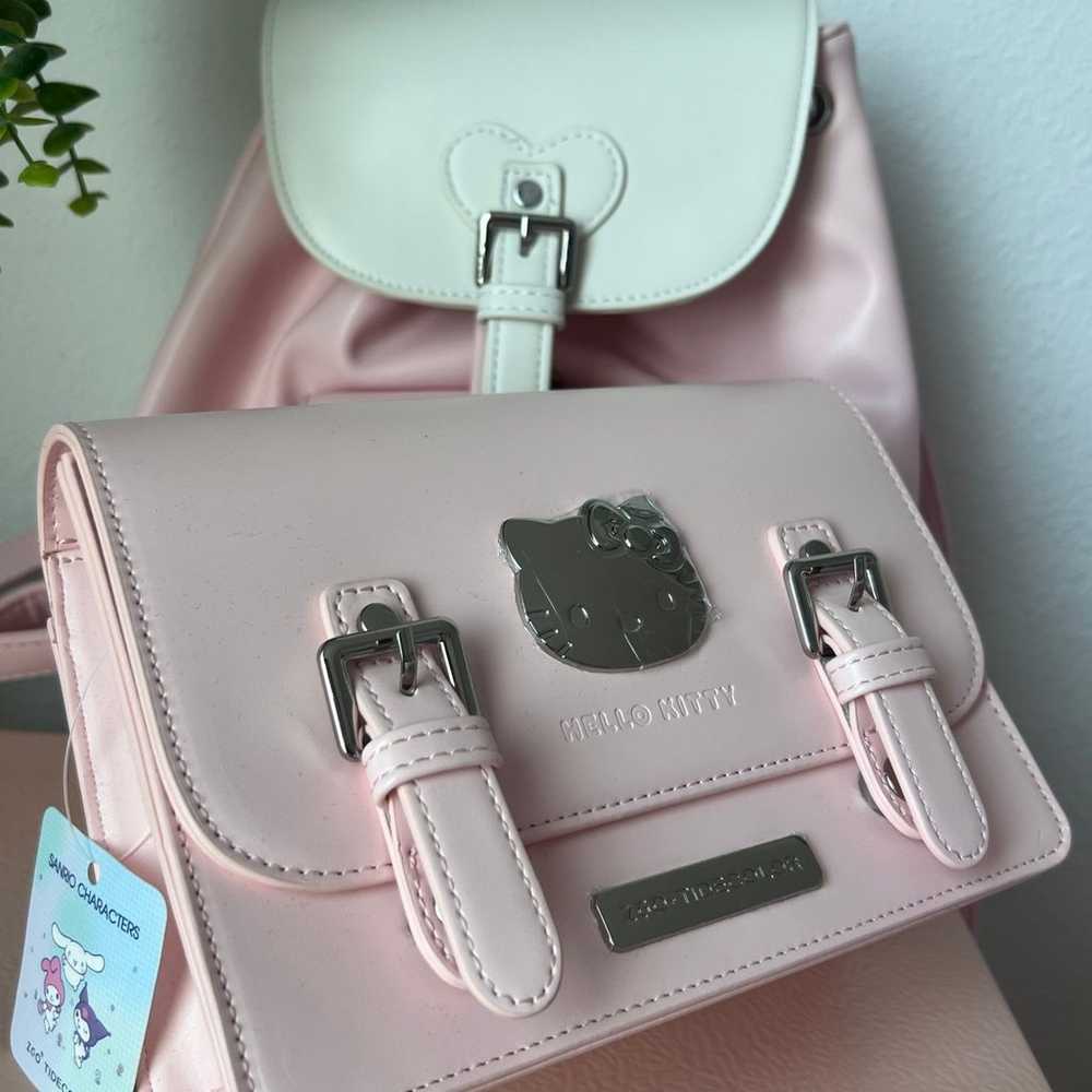 Sanrio Hello Kitty Soft Pink Leather Bag Set - image 2