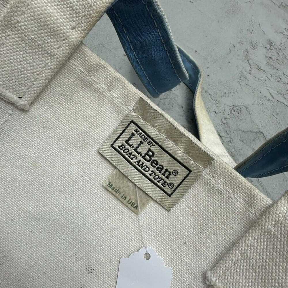 Vintage LL Bean Boat and Tote Baby Blue Wendi Sma… - image 3