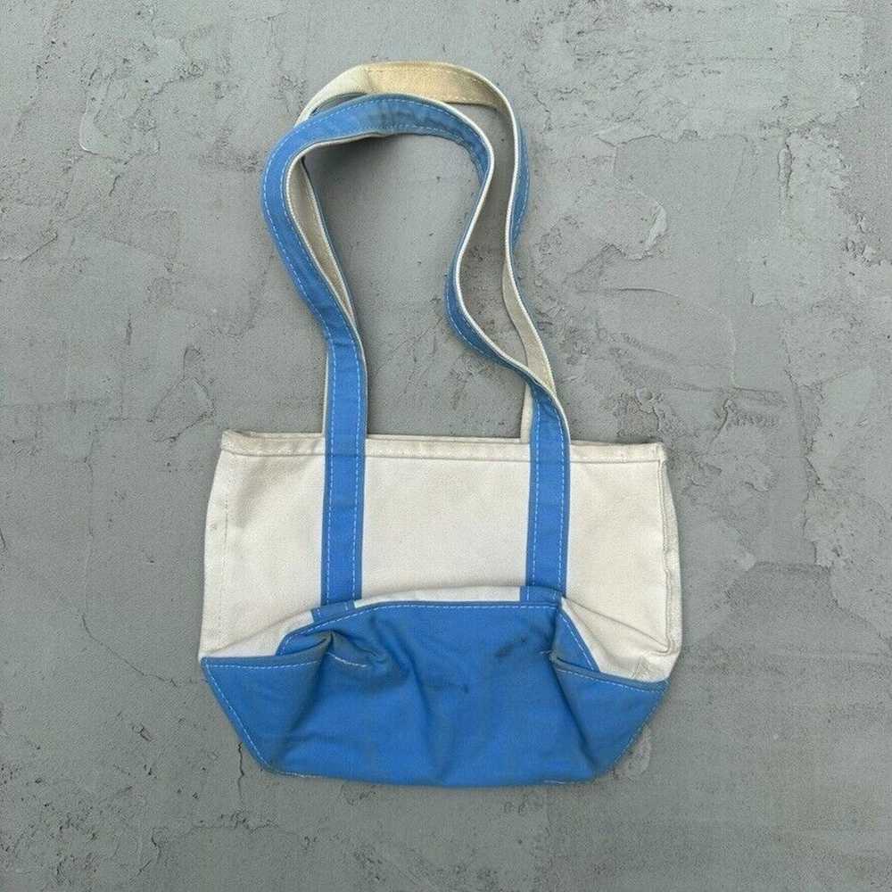 Vintage LL Bean Boat and Tote Baby Blue Wendi Sma… - image 4