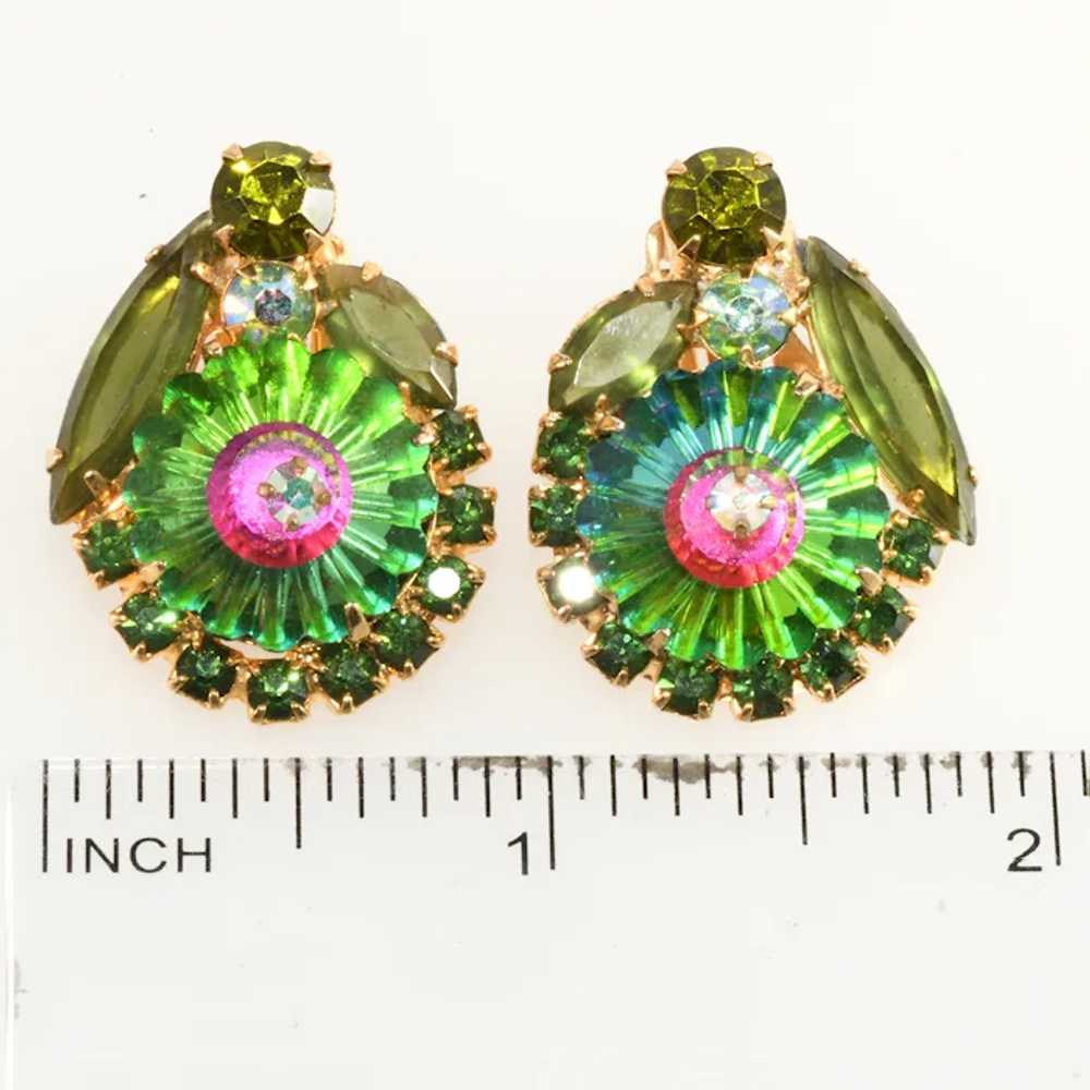 Juliana Earrings Watermelon Margarita Pink Green … - image 3