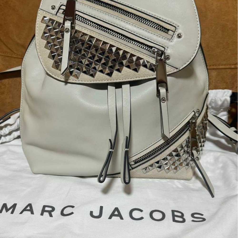 MARC JACOBS Mark Jacobs Studded Leather Backpack - image 1