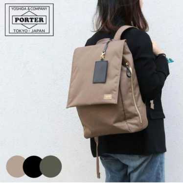 Porter Girl Beige Backpack Nylon