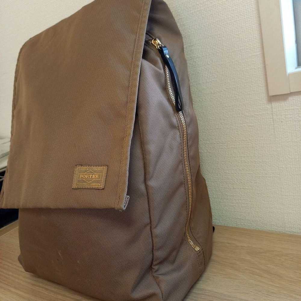 Porter Girl Beige Backpack Nylon - image 5