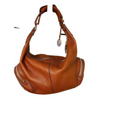 TOD'S Handbag Tote Bag Shoulder Bag Brown Made In 