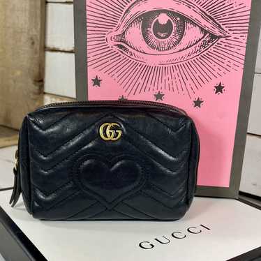 Gucci Gucci Calfskin Matelasse GG Marmont Cosmeti… - image 1