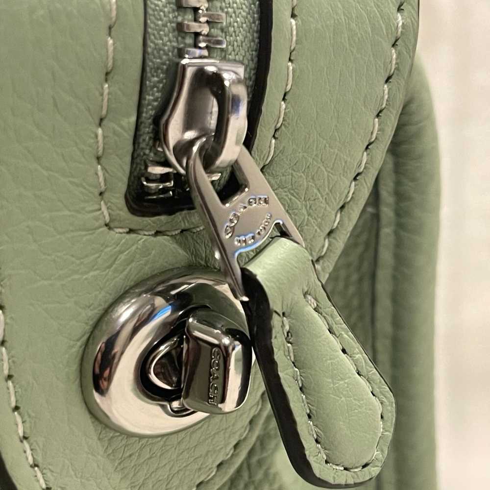 Coach Leather Millie Satchel Pale Pistachio - image 2