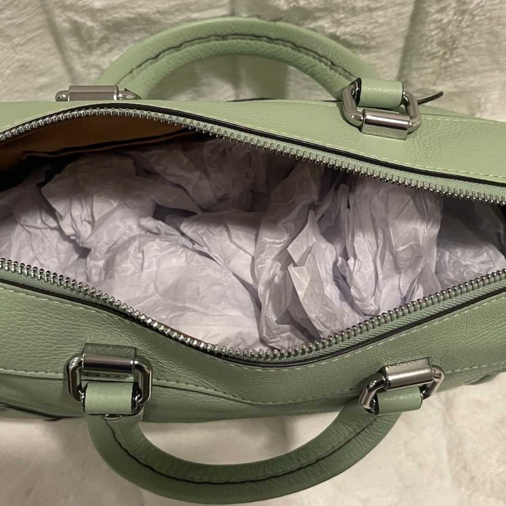 Coach Leather Millie Satchel Pale Pistachio - image 6