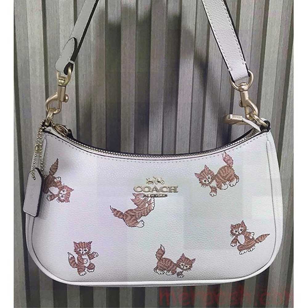 Coach Teri Shoulder Bag With Dancing Kitten Print - image 1