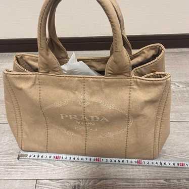 PRADA Beige Handbag Canapa