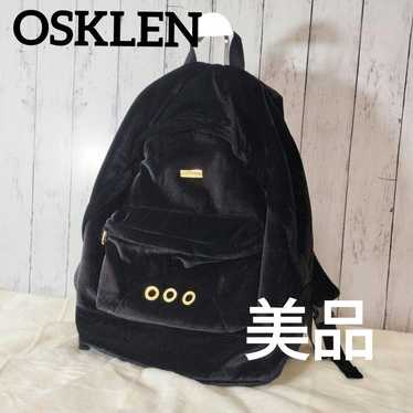 【Excellent Condition】OSKLEN Velvet Backpack Black… - image 1