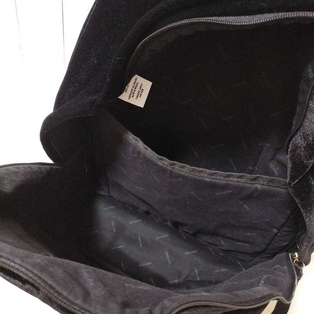 【Excellent Condition】OSKLEN Velvet Backpack Black… - image 6