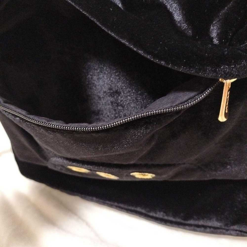 【Excellent Condition】OSKLEN Velvet Backpack Black… - image 9