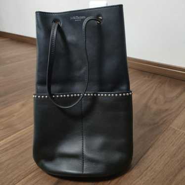 Leather Studded Bag Black - image 1