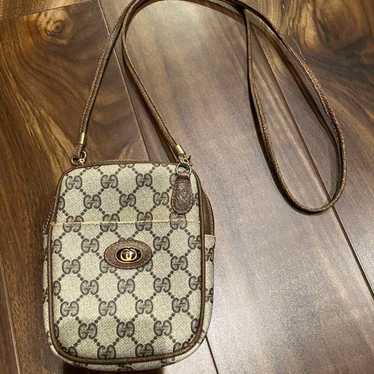 GUCCI Shoulder Bag PVC Old Gucci