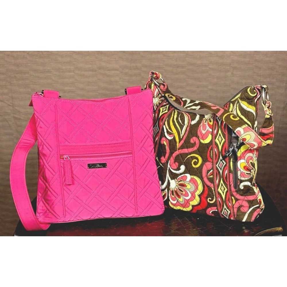 2 Vera Bradley purses handbags pink brown - image 10