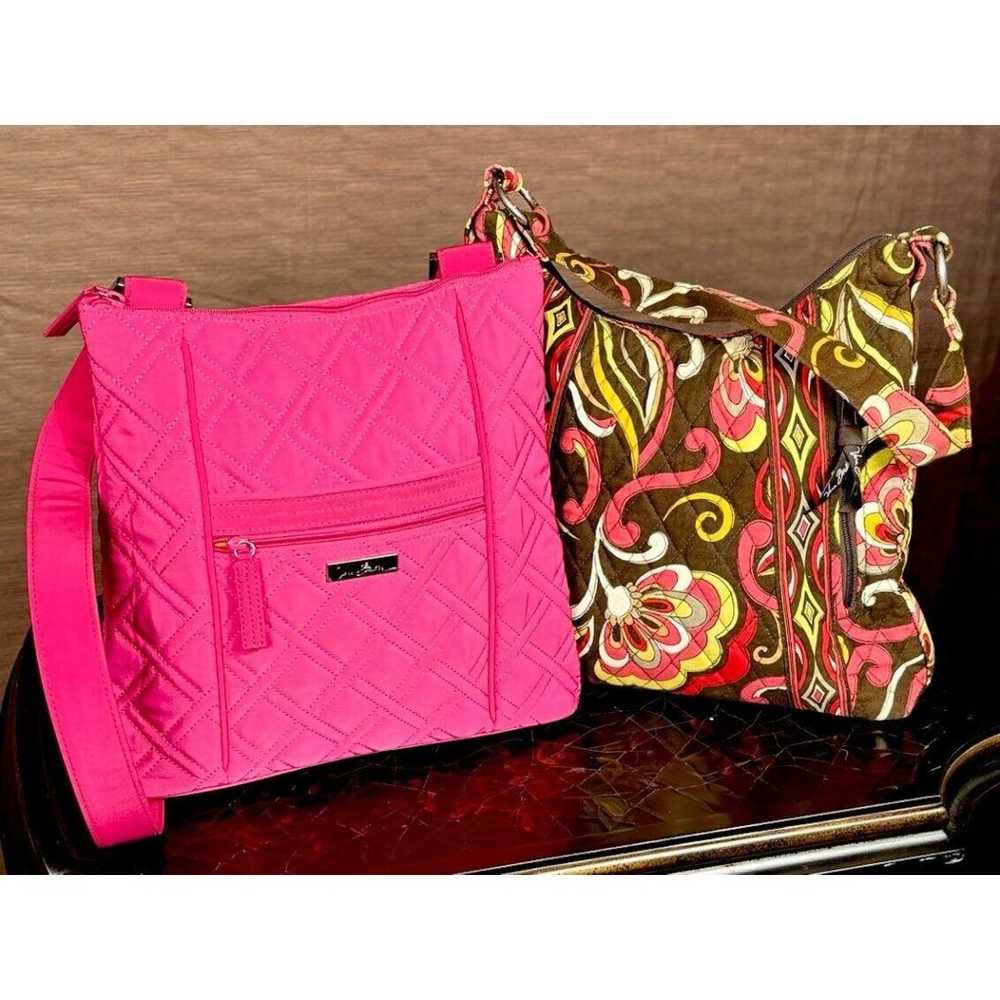 2 Vera Bradley purses handbags pink brown - image 1