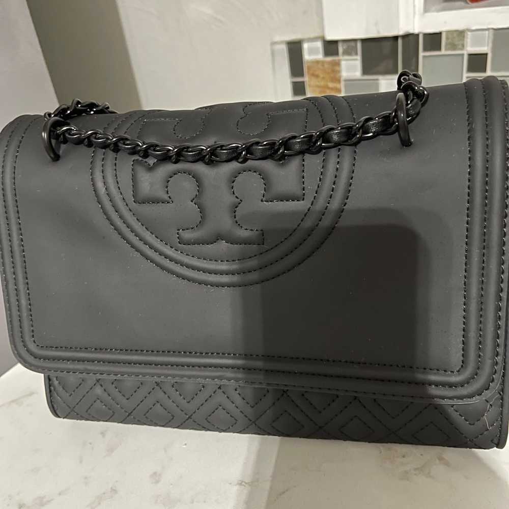 Tory Burch Black Fleming Matte Convertible Crossb… - image 6