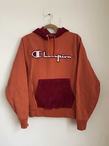 Champion × Vintage Vintage Champion hoodie corduro