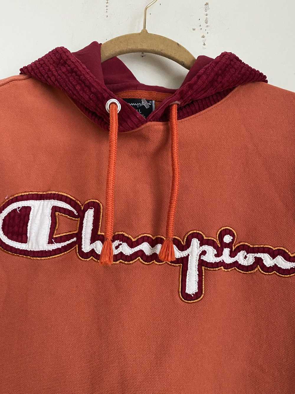 Champion × Vintage Vintage Champion hoodie cordur… - image 3