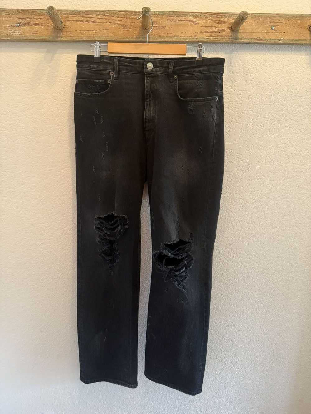 Balenciaga Balenciaga Distressed Black 2022 Mud D… - image 1