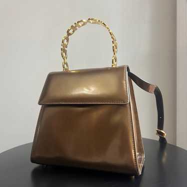 purse Salvatore Ferragamo Gancini Bronze